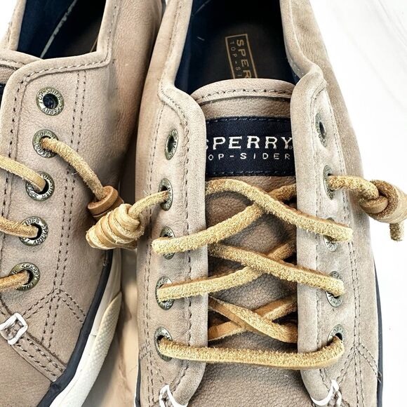 Sperry Top Sider Brown Leather Curly Lace Up Women's Sz 7M - Picture 9 of 12